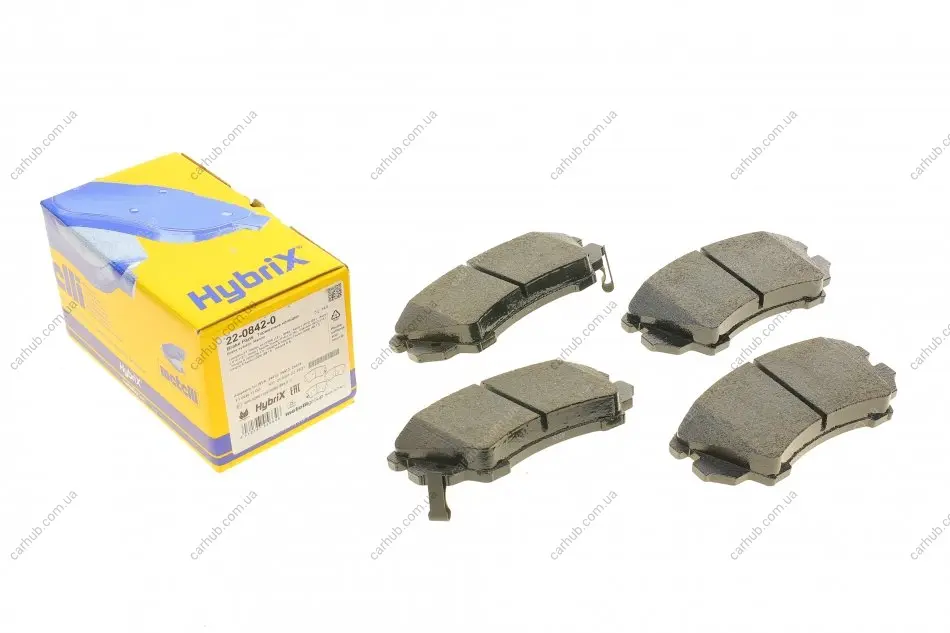 Колодки гальмівні (передні) Nissan Rogue 10-13/Opel Astra J 09-/Insignia 08-17/Zafira C 11- METELLI Metelli 22-0842-0 (фото 1)