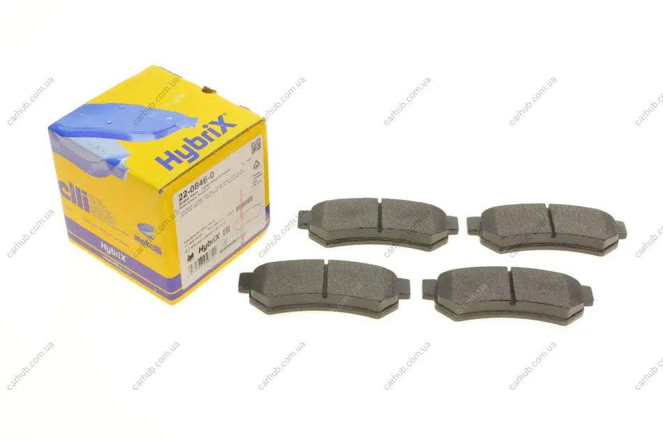 Колодки гальмівні (задні) Chevrolet Lacetti 05-/Nubira 05-11 METELLI Metelli 22-0846-0 (фото 1)