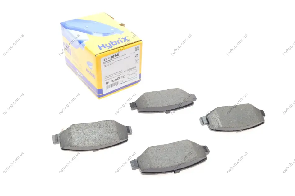 Колодки гальмівні (задні) Jeep Cherokee 08-/Compass 06-/Wrangler 07-/Dodge Nitro 06-12 Metelli 22-0863-0 (фото 1)