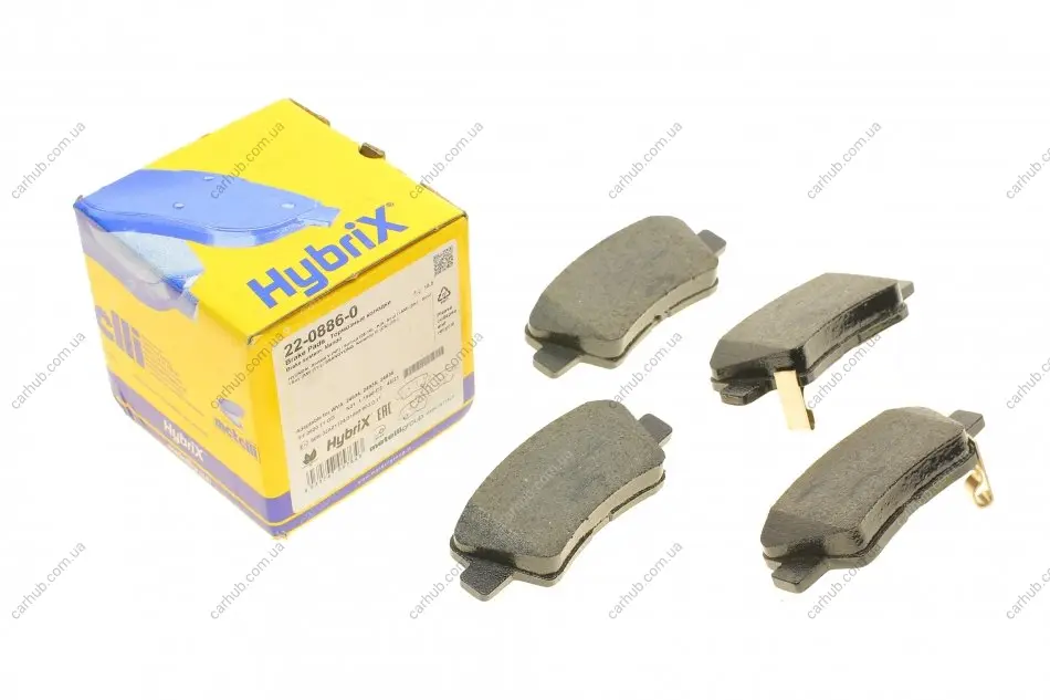 Колодки гальмівні (задні) Hyundai Tucson 04-/Elantra/Sonata 05-15/i40/Grandeur/Kia Optima/Soul 10- METELLI Metelli 22-0886-0 (фото 1)