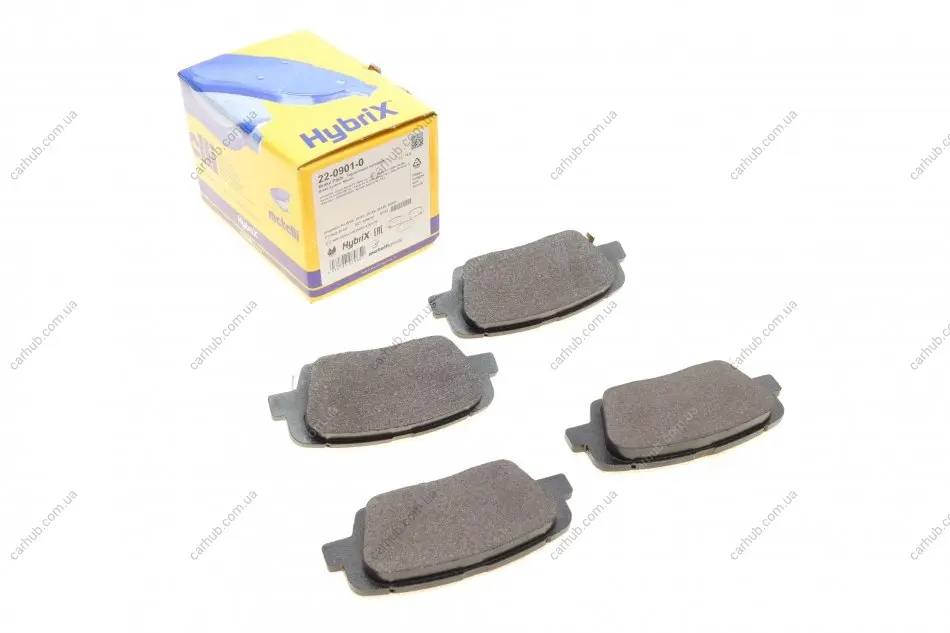 Колодки гальмівні (задні) Hyundai Santa Fe II/III/IV 06-/Genesis/Kia Sorento II/III 09-/Stinger 17- METELLI Metelli 22-0901-0 (фото 1)