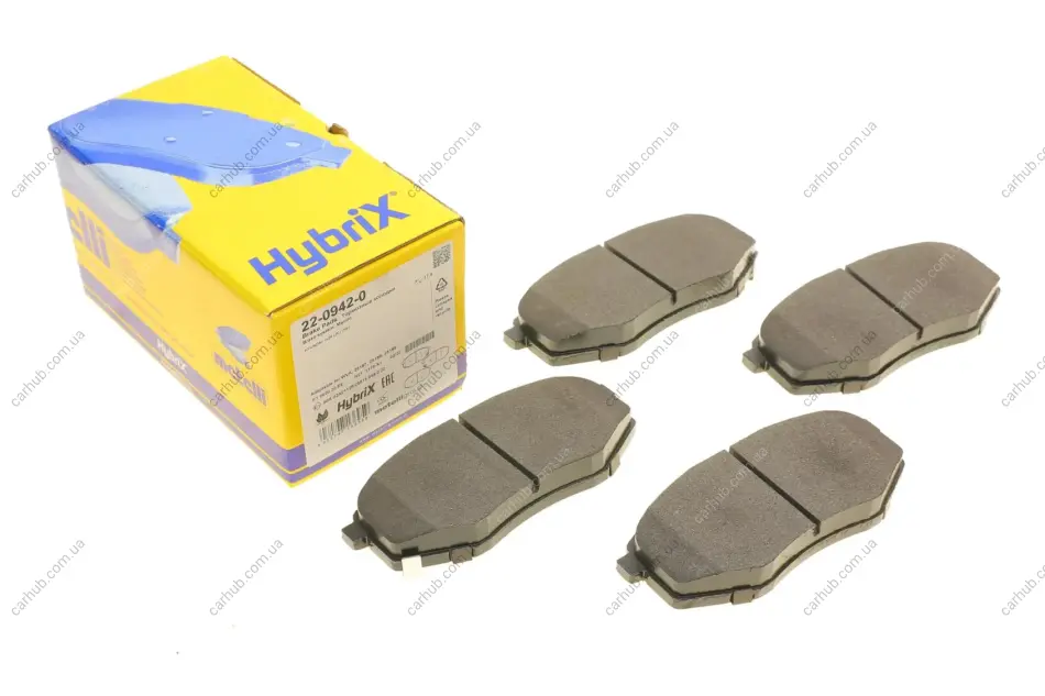 Колодки гальмівні (передні) Hyundai ix20/ix35/Tucson/Sonata/Kia Sportage 10-/Soul 14- METELLI Metelli 22-0942-0 (фото 1)