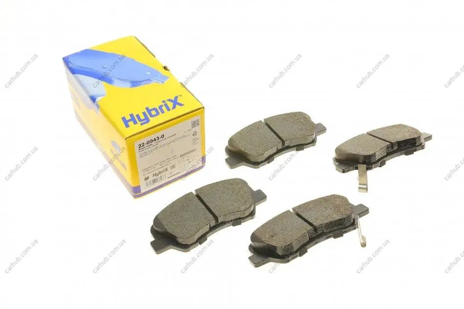 Колодки гальмівні (передні) Hyundai Accent IV 10-/ i20 14-/Solaris 17-/Kia Rio III 11- METELLI Metelli 22-0943-0 (фото 1)