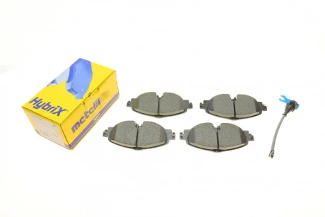 Колодки гальмівні (передні) Audi A3/Q2/Q3/Seat/Skoda Octavia/Kodiaq/VW Golf/Passat B8 12- (+датчик) METELLI Metelli 22-0950-0K