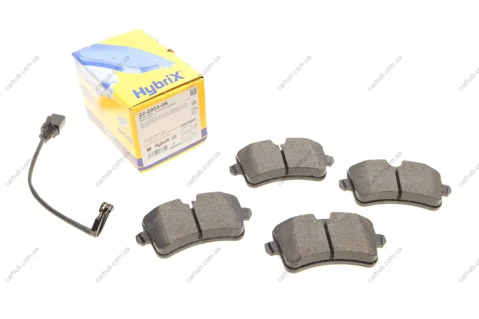 Колодки гальмівні (задні) Audi A4/A5/A6/A7 10- (+датчик) METELLI Metelli 22-0955-0K (фото 1)