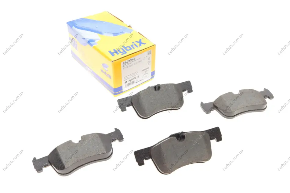 Колодки гальмівні (передні) BMW 1 (F20/F21) 11-/2 (F22/F23/F87) 14- B38/B47/N13/N47 METELLI Metelli 22-0959-0 (фото 1)