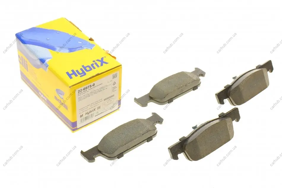 Колодки гальмівні (передні) Dacia Logan 12-/Renault Clio IV/Sandero/Twingo 13-/Smart Fortwo 14- METELLI Metelli 22-0975-0 (фото 1)