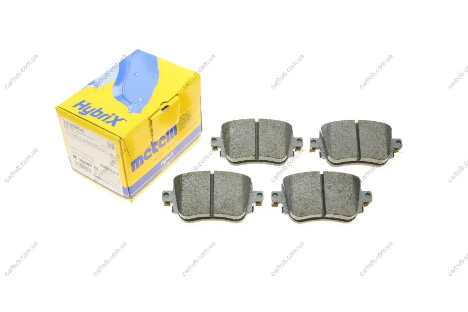 Колодки гальмівні (задні) Audi Q3/Skoda Octavia/Seat Leon/VW Golf/Caddy IV 14- METELLI Metelli 22-0980-0 (фото 1)