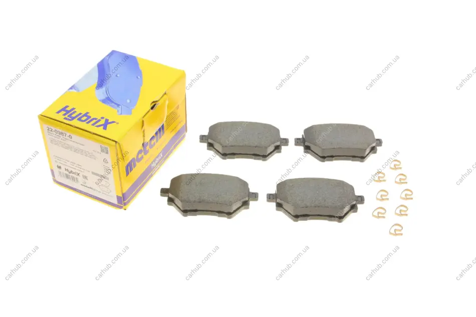 Колодки гальмівні (задні) Citroen C4/Berlingo/Peugeot 308/508/3008/Partner/Opel Combo 13- METELLI Metelli 22-0987-0 (фото 1)