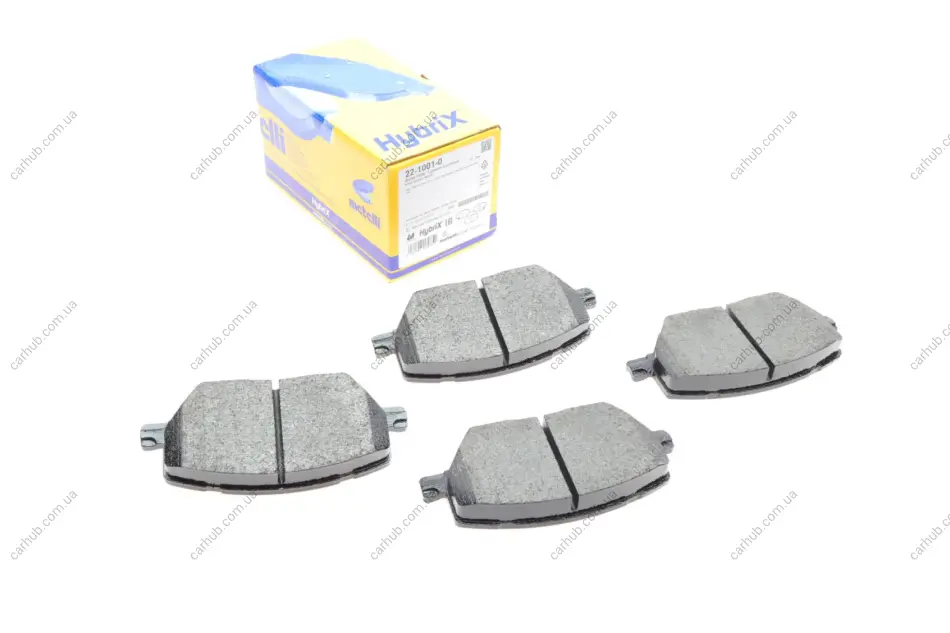 Колодки гальмівні (передні) Fiat 500X 1.4-1.6/1.6-2.0D 14-/ Jeep Renegade1.4-1.6/2.0CRD 14- METELLI Metelli 22-1001-0 (фото 1)