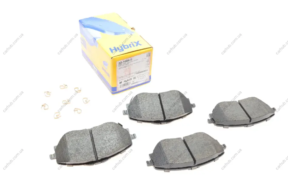 Колодки гальмівні (передні) Toyota C-HR/Corolla 16- METELLI Metelli 22-1088-0 (фото 1)