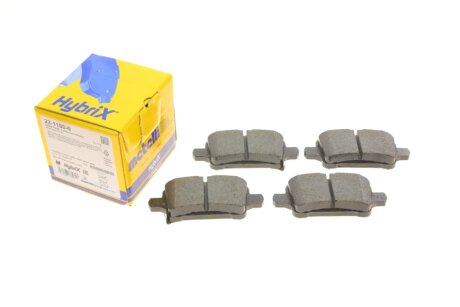 Комплект гальмівних колодок (дискових) Metelli 22-1180-0