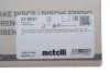 Диск гальмівний (задній) Mitsubishi Galant V/VI 92-04/Lancer 03-13/Space Wagon 91-98 (262x10)(повний) Metelli 23-0651 (фото 2)