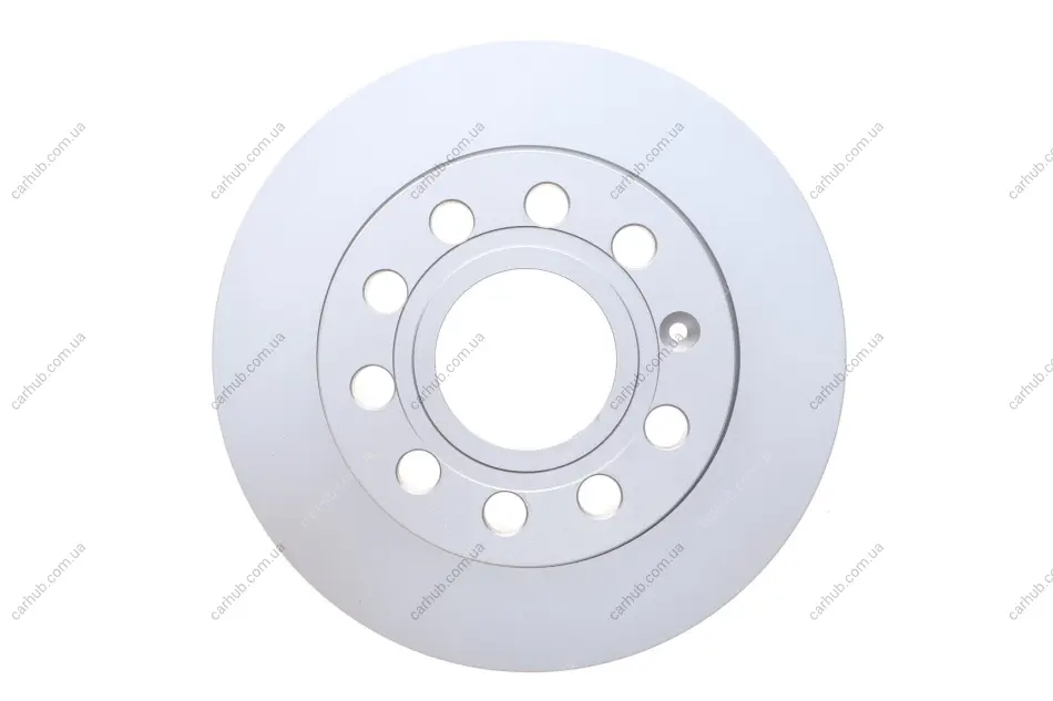 Диск гальмівний (задній) Audi A3/Skoda Octavia 03-/VW Caddy/Golf 04-15 (253x10) (з покр.) (повний) Metelli 23-0724C (фото 1)