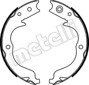 Колодки ручника Mitsubishi Grandis 04-/Outlander II/Subaru Forester 08- (190x32) Metelli 53-0268
