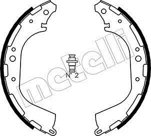Колодки гальмівні (задні) Nissan Pathfinder 2.4-3.5 82-04/Xterra 2.4/3.3 99-04 (барабанні) (295x50) Metelli 53-0282