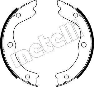 Колодки ручника Nissan Interstar/X-Trail 01- (170x22) Metelli 53-0293 (фото 1)