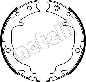 Колодки ручника Peugeot 4008 12-/Mitsubishi Outlander 06-/ASX 10- (170x32) Metelli 53-0362 (фото 1)