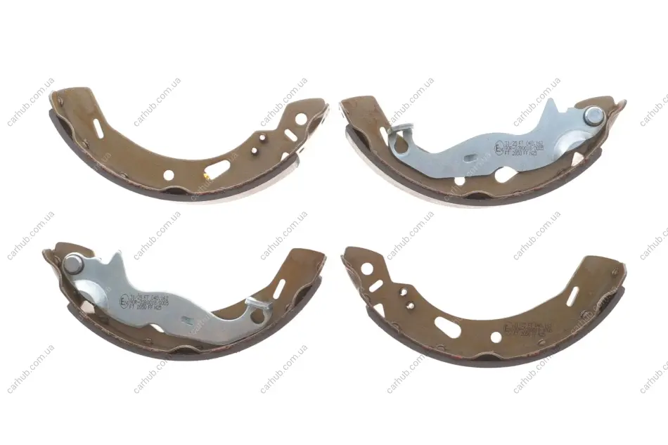 Колодки гальмівні (задні) Ford Fiesta 08- (барабанні) (200x32) Metelli 53-0490 (фото 1)