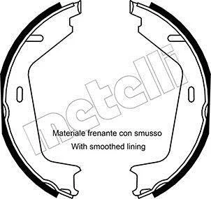 Колодки ручника Volvo XC90 02-/XC 60 I 11- (177,8x25) Metelli 53-0530