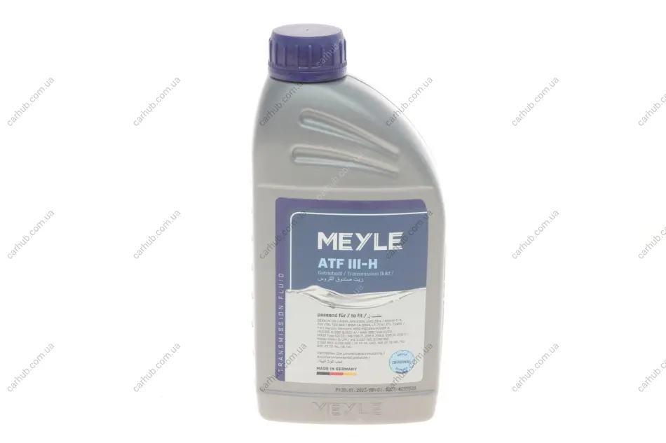 Олива ATF-III-H Dexron III (H) (1L) (MB 236.6/237.71/236.9/236.10/236.11/236.13/VAG G 052 990) MEYLE 014 019 2300 (фото 1)