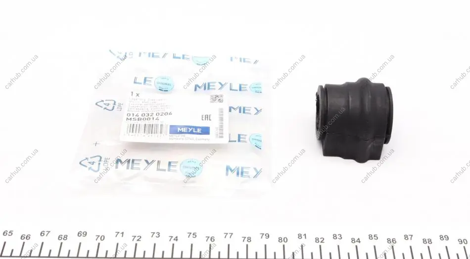 Втулка стабілізатора (переднього) MB C-class (W203) 00-07 (d=22mm) MEYLE 014 032 0206 (фото 1)