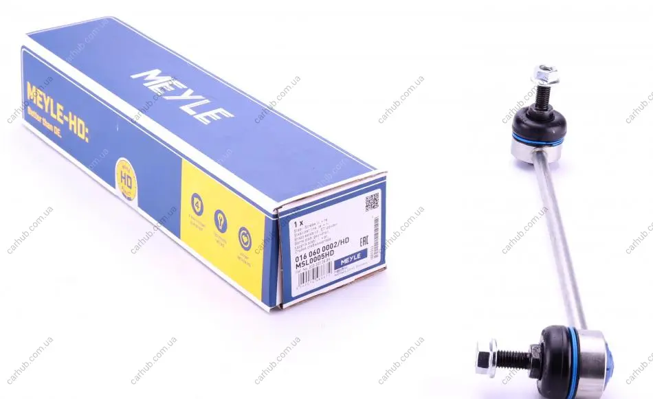 Тяга стабілізатора (переднього) MB C-class (W203) 00-07 MEYLE 016 060 0002/HD (фото 1)