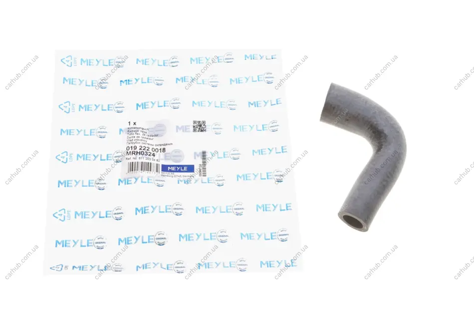 Патрубок системи охолодження MB Sprinter CDI -06 MEYLE 019 222 0018 (фото 1)