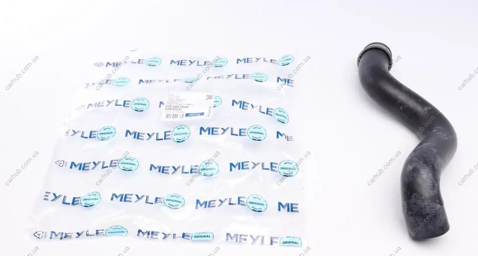 Патрубок системи охолодження MB E-class (W211) 2.0-2.2CDI 02-09 (знизу) (R) MEYLE 019 222 0026 (фото 1)