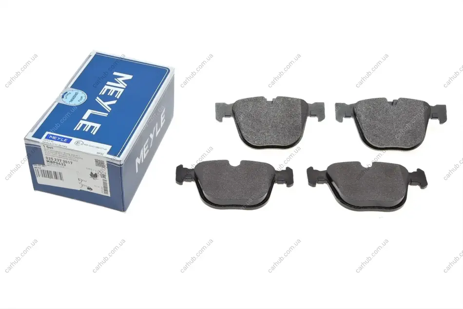 Колодки гальмівні (задні) BMW 5 (E60/65)/X5 (E70/F15)/X6 (E71/E72) 3.0-4.4 08- MEYLE 025 237 3017 (фото 1)