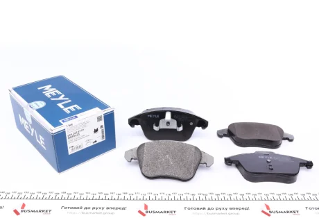 Колодки гальмівні (передні) Citroen C4 06-/Peugeot 3008/5008 09- (Ate) MEYLE 025 245 5719