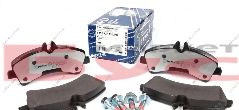 Колодки гальмівні (задні) MB Sprinter 509-519 CDI/VW Crafter 50 06- (спарка) (Platinum) MEYLE 025 292 1720/PD (фото 1)