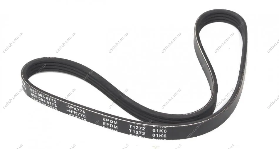 Ремінь генератора Honda Civic IV/ V/ VI/ CRX/ Mitsubishi Lancer VI 1.6 16V 87-03 (4PK775) MEYLE 050 004 0775 (фото 1)