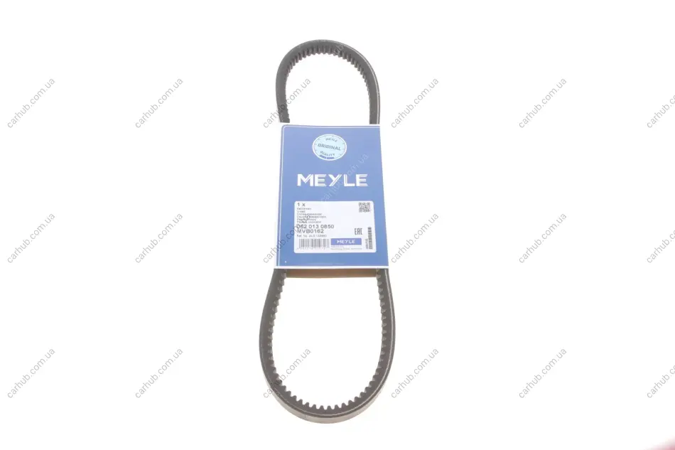 Ремінь генератора MB/Nissan/Renault (13x850) MEYLE 052 013 0850 (фото 1)