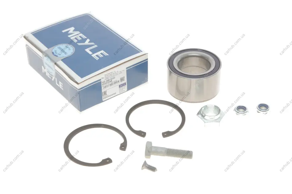 Підшипник маточини (передньої) VW Passat/Audi 80/90 74-88 (39x68x37) (к-кт) MEYLE 100 498 0033 (фото 1)