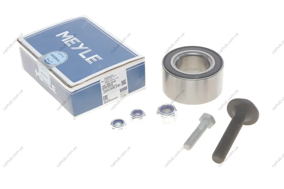 Підшипник маточини (передньої) Audi 80/90/A4/A6/VW Passat -05 (39x75x37) MEYLE 100 498 0038 (фото 1)