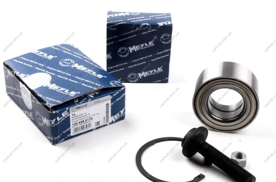Підшипник маточини (передньої) VW Sharan 95-10 (43x80x38) (к-кт) MEYLE 100 498 0178 (фото 1)
