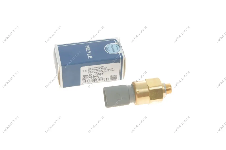 Датчик тиску оливи Skoda Octavia/VW Golf IV 1.4-2.0/1.9 TDI 97- (сірий) MEYLE 100 919 0034 (фото 1)