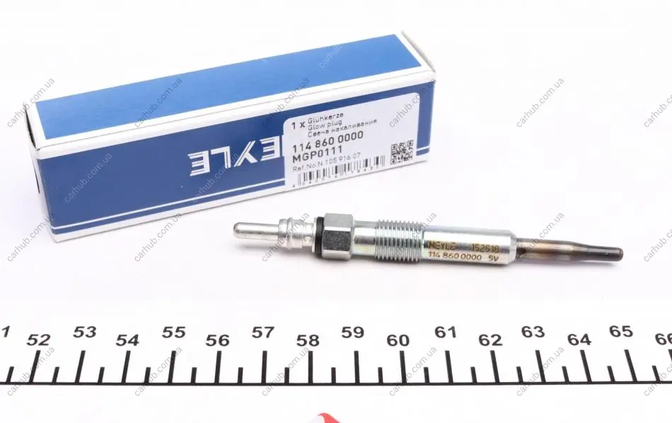 Свічка розжарювання VW Passat 2.0D 03-05 MEYLE 114 860 0000 (фото 1)