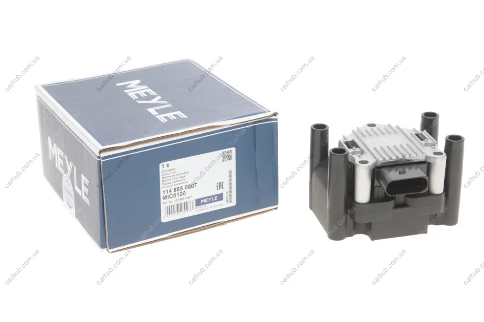 Котушка запалювання VW T5 2.0i 03-15 MEYLE 114 885 0007 (фото 1)