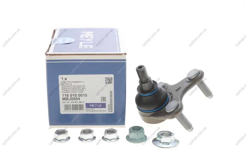 Опора кульова (передня/знизу/L) VW Caddy 03- MEYLE 116 010 0015 (фото 1)