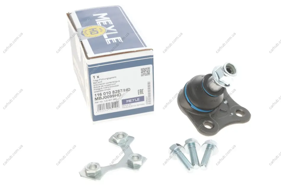 Опора кульова (передня/знизу/L) Audi A3/VW Golf IV 1.4-2.8 96-06 MEYLE 116 010 8287/HD (фото 1)