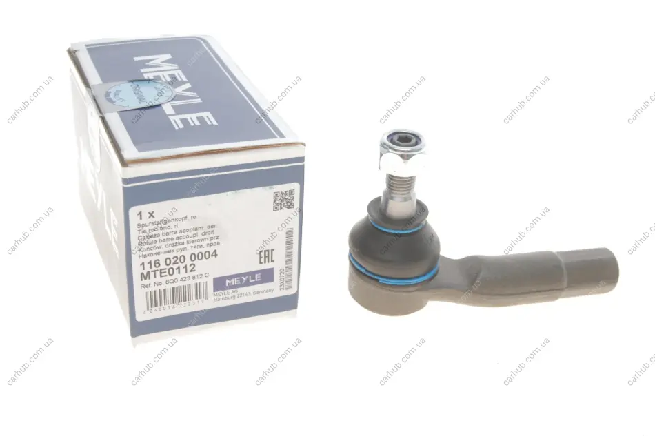 Наконечник тяги рульової (R) Seat Cordoba/Ibiza/Skoda Fabia/Roomster/VW Polo 01- (M14x1,5) MEYLE 116 020 0004 (фото 1)