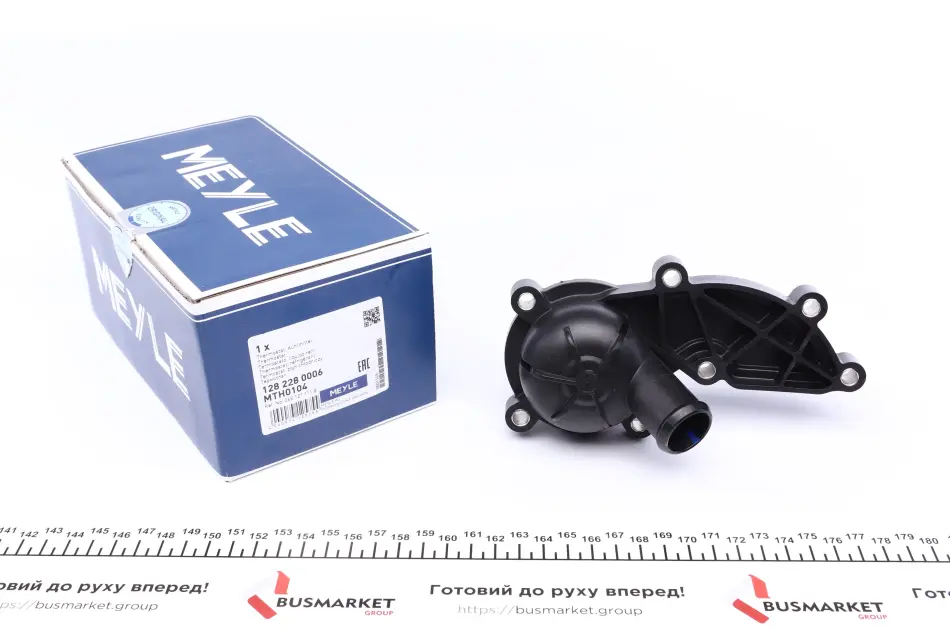Термостат Audi A4/A6/VW Touareg 2.4-3.2FSI 04- (88°C) (з прокладкою) MEYLE 128 228 0006 (фото 1)