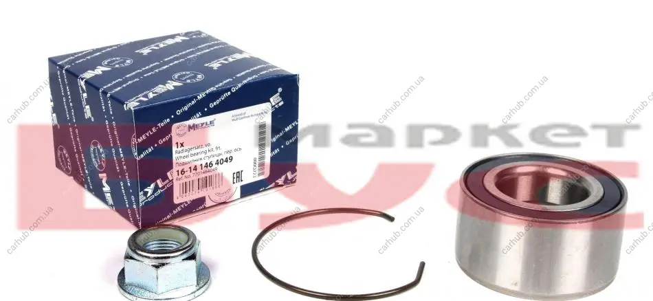 Підшипник маточини (передньої) Renault Kangoo/Fiat Doblo (37х72х37) MEYLE 16-14 146 4049 (фото 1)