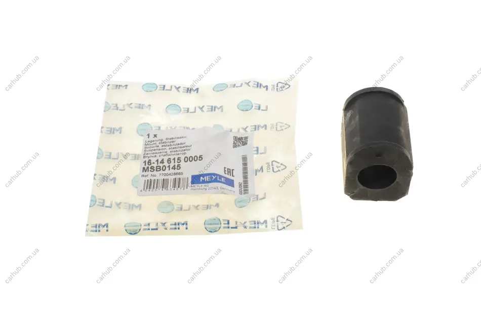 Втулка стабілізатора (переднього) Renault Megane/Scenic I (d=23mm) MEYLE 16-14 615 0005 (фото 1)