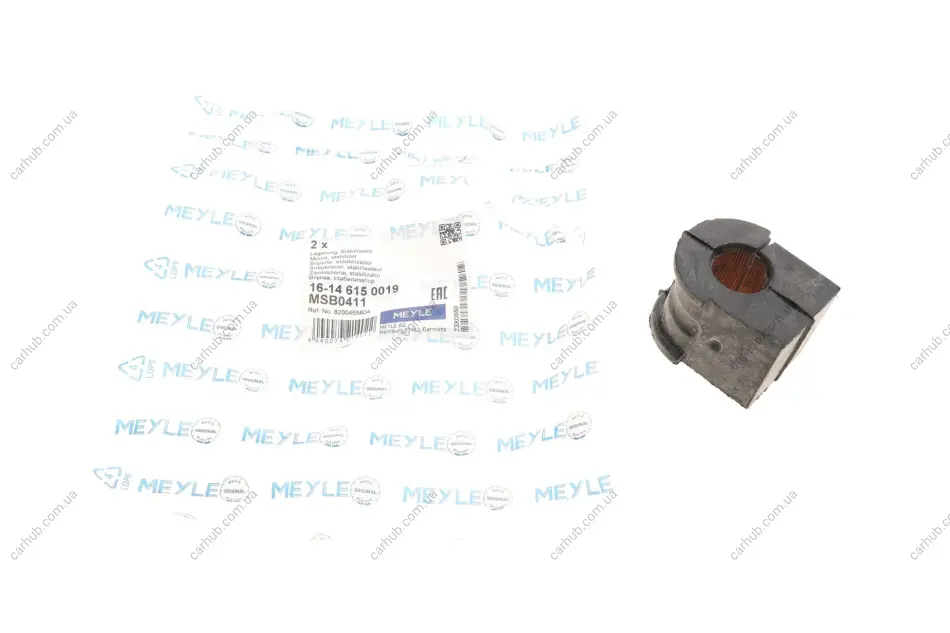 Втулка стабілізатора (переднього) Renault Laguna 01- (d=21mm) MEYLE 16-14 615 0019 (фото 1)