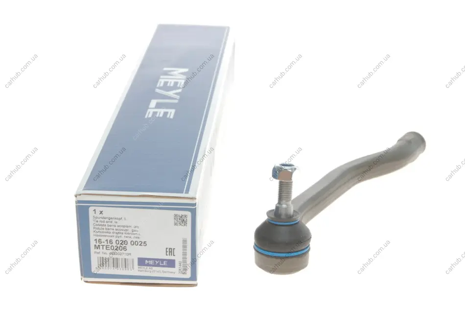 Наконечник тяги рульової (L) Renault Megane III 1.5dCi/1.6 16V 08- MEYLE 16-16 020 0025 (фото 1)