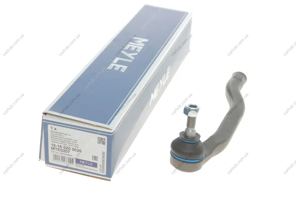 Наконечник тяги рульової (R) Renault Megane III 1.5dCi/1.6 16V 08- MEYLE 16-16 020 0026 (фото 1)