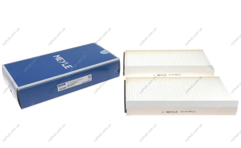 Фільтр салону BMW 5 (E60/E61)/6 (E63/E64) 2.0-5.0 01-10 (к-кт 2шт.) MEYLE 312 319 0007/S (фото 1)